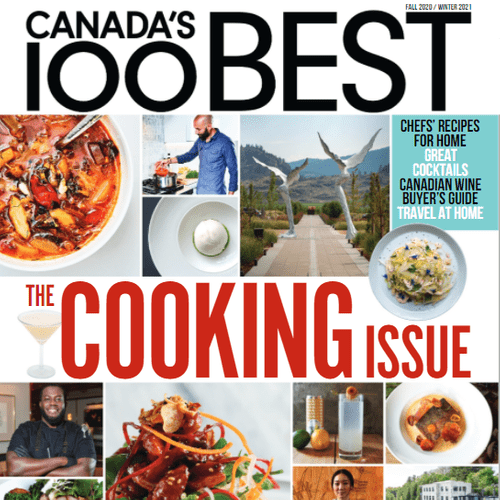 The cooking issue of Canada's 100 best magazine